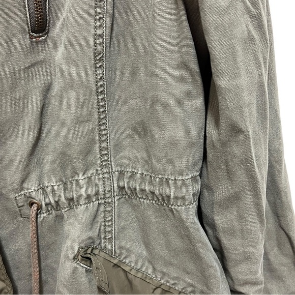 AMERICAN RAG Army Green Utility Hooded Jacket, Size Large - Picture 6 of 16